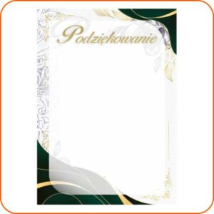 Dyplomy podziękowania