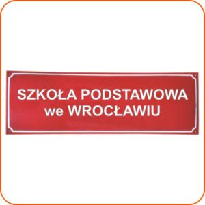 Urzędowe szyldy emaliowane