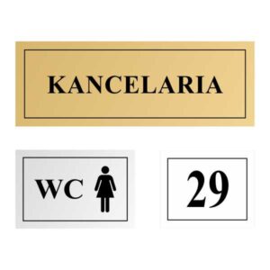 Tabliczki informacyjne